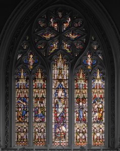 Jungfrau und Christus mit Szenen aus ihrem Leben von Augustus Welby Northmore Pugin