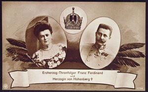 Erzherzog Franz Ferdinand von Österreich, Thronfolger von Österreich, und seine Frau, Herzogin von Hohenberg, 1914