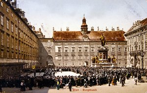 Kapelle im Hof der Kaiserlichen Burg in Wien, ca. 1905 von Austrian School