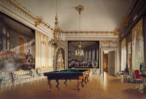 Billardzimmer in den Kaiserlichen Apartments, Schloss Schönbrunn (UNESCO-Weltkulturerbe) von Austrian School