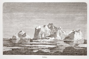 Eisberge, mit der Tegetthoff, 1876