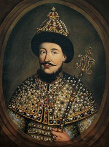 Porträt des Zaren Alexei I. Michailowitsch von Russland, genannt der sehr Friedliche von Austrian School