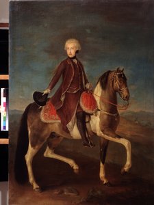 Reiterporträt der Kaiserin Maria Theresia von Habsburg von Austrian School