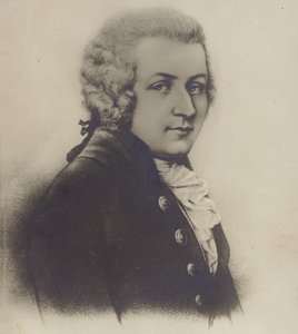 Porträt von Wolfgang Amadeus Mozart von Austrian School