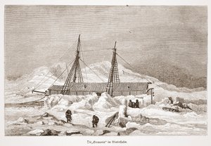 Die Germania für den Winter gerüstet, 1876