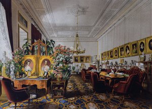 Die Halle der Erzherzogin Sophia in der Hofburg in Wien, ca. 1854, Österreich