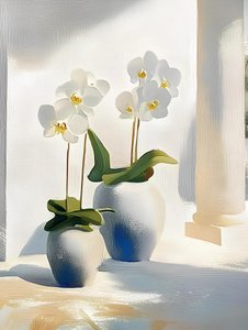 Elegante Weiße Orchideen
