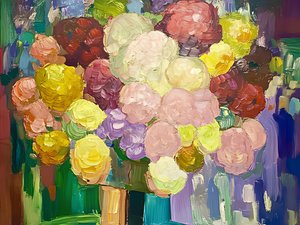 Lebhaftes Blumenbouquet