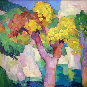 Lebendige Sommerlandschaft von Avanesova Elena
