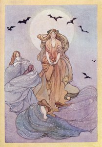 John Keats: Ode an eine Nachtigall (Farblithographie)