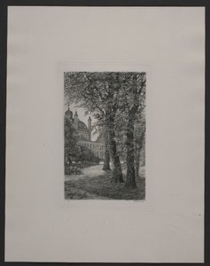 Fra slotsparken