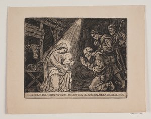 Weihnachts- und Neujahrskarte