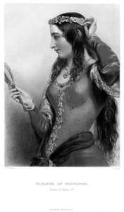 Eleonore von der Provence, um 1223-1291, Königin von König Heinrich III., 19. Jahrhundert von B. Eyles