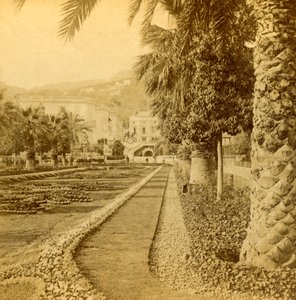 Monte Carlo, Blick vom Casino, 1897 von B. W. Kilburn