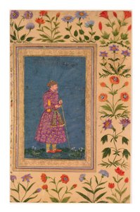 Porträt eines Mogul-Großwesirs, stehend, ca. 1640 von Bahadur Ilyas
