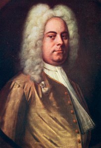 Georg Friedrich Händel, deutscher Komponist, ca. 1730er Jahre