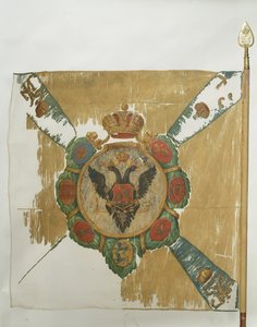 Flagge des Semenovsky Life-Guards Regiments, 1762 von Banners and Standards Flags