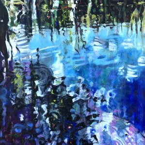 Abstrakte Wasserreflexionen
