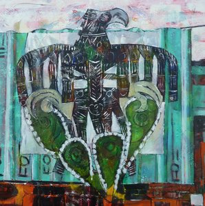 Mystischer Stammesadler von Barbara Piatti