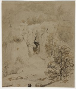Felsige Landschaft von Barend Cornelis Koekkoek