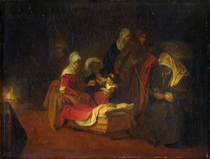 Die Taufe des Heiligen Johannes des Täufers - Gemälde von Barent Fabritius