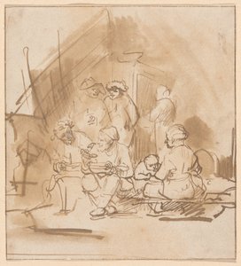 Satyr unter den Bauern