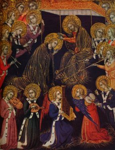 Die Krönung der Jungfrau, 1374 von Barnaba da Modena