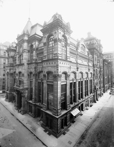 Chicago Board of Trade, Chicago, Illinois, USA, ca. 1900 (s/w Foto) von Barnes and Crosby