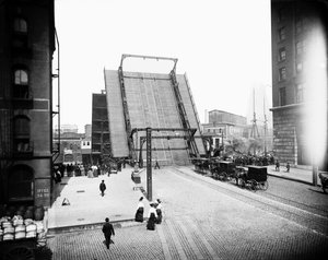State Street Brücke, Chicago, Illinois, USA, ca. 1905 von Barnes and Crosby