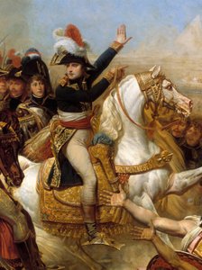 Kampagne (Expedition) von Ägypten (1798-1801): Napoleon Bonaparte hält eine Ansprache an die Armee vor der Schlacht der Pyramiden, 21. Juli von Baron Antoine Jean Gros