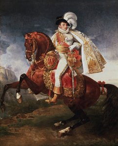 Reiterporträt von Jerome Bonaparte, König von Westphalen