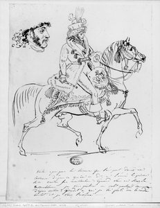Reiterporträt von Prinz Joachim Murat