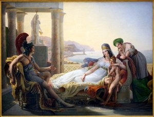 Aeneas erzählt Dido von den Unglücken Trojas
