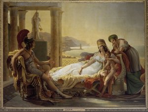 Aeneas erzählt Dido von den Unglücken in Troja