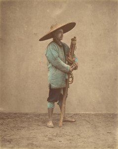 [Chinesischer Mann mit Hut], 1870er Jahre