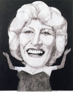 Porträt von Faith Brown, 1970er von Barry Fantoni