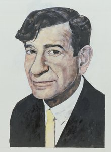 Porträt von Walter Matthau, Illustration für The Daily Mirror Colour Supplement, 1964 von Barry Fantoni