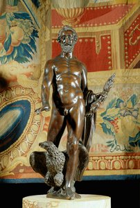 Französischer König Henri IV. als Jupiter, Bronze 1600-1610