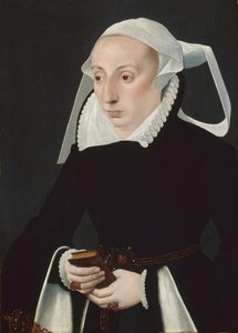 Porträt einer Frau mit Gebetbuch, 1560-1570 von Bartholomaeus Bruyn the Younger