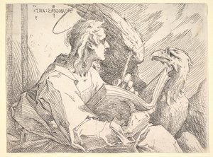 Heiliger Johannes der Evangelist, ca. 1596