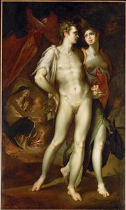 "Sine Cerere et Baccho friget Venus" 1590 von Bartholomaeus Spranger