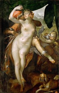 Venus und Adonis von Bartholomeus Spranger