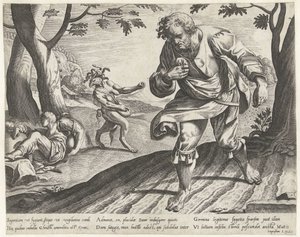 Gleichnis vom Unkraut unter dem Weizen von Bartholomeus Willemsz. Dolendo (attributed to)