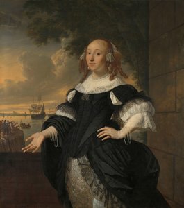 Geertruida den Dubbelde (1647-84), Ehefrau von Aert van Nes von Bartholomeus van der Helst