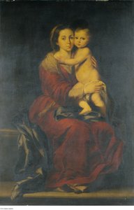 Nach Bartolomé-Esteban Murillo - Die Jungfrau und das Kind, ca. 1660 - ca. 1699 von Bartolomé Esteban Murillo