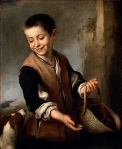 Junge mit einem Hund