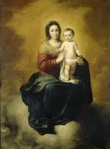 Madonna mit Kind von Bartolomé Esteban Murillo