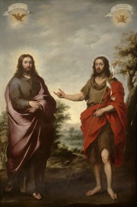 Johannes der Täufer zeigt auf Christus, ca. 1655