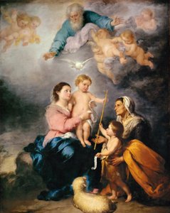 Die Heilige Familie Die Jungfrau von Sevilla von Bartolomé Esteban Murillo