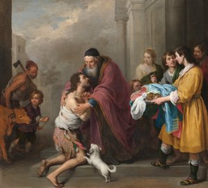 Die Rückkehr des verlorenen Sohnes von Bartolomé Esteban Murillo